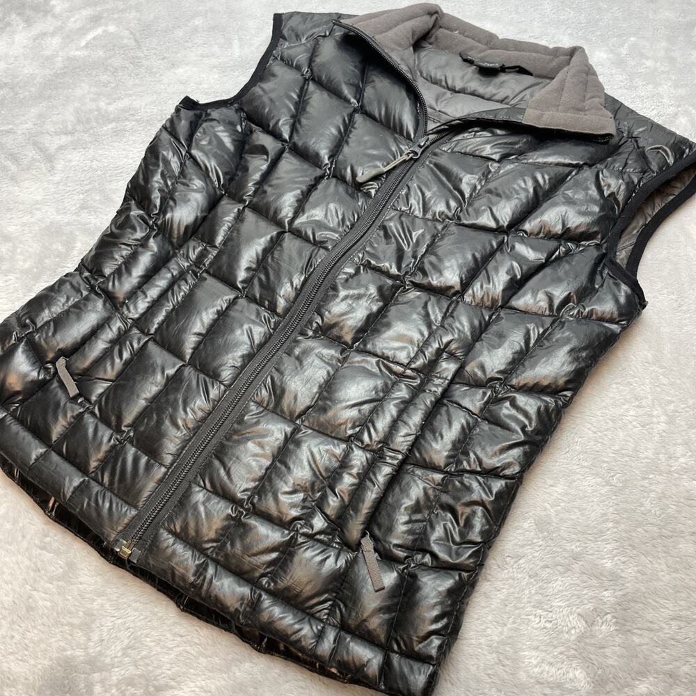 Cordillera‎ Womens Goose Down Vest Sz XS Black Full Zip Outdoor Adventure Puffer